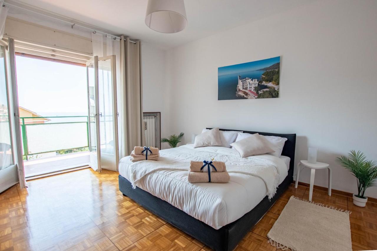 Apartament Free Parking -6 Posti Letto E Terrazzo Vista Mare Triest Zewnętrze zdjęcie