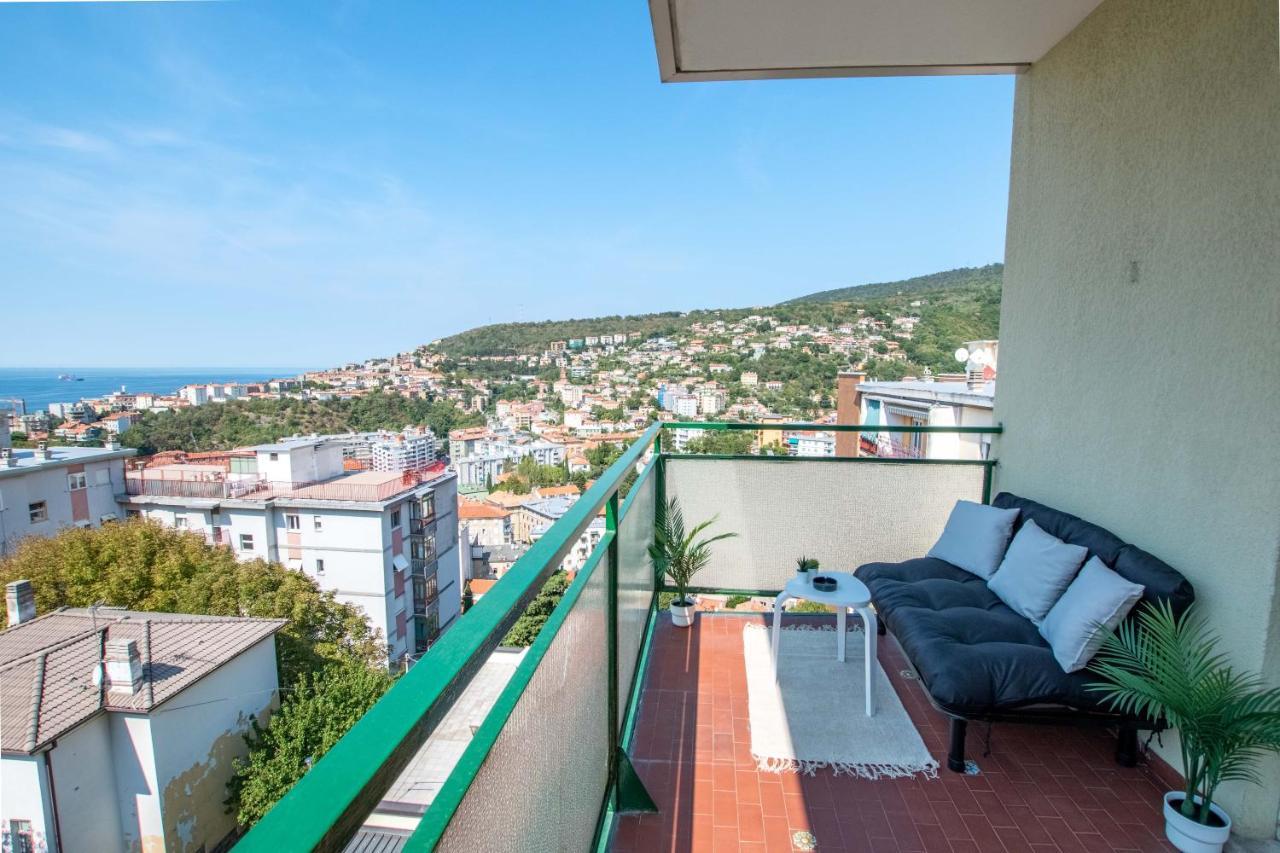 Apartament Free Parking -6 Posti Letto E Terrazzo Vista Mare Triest Zewnętrze zdjęcie