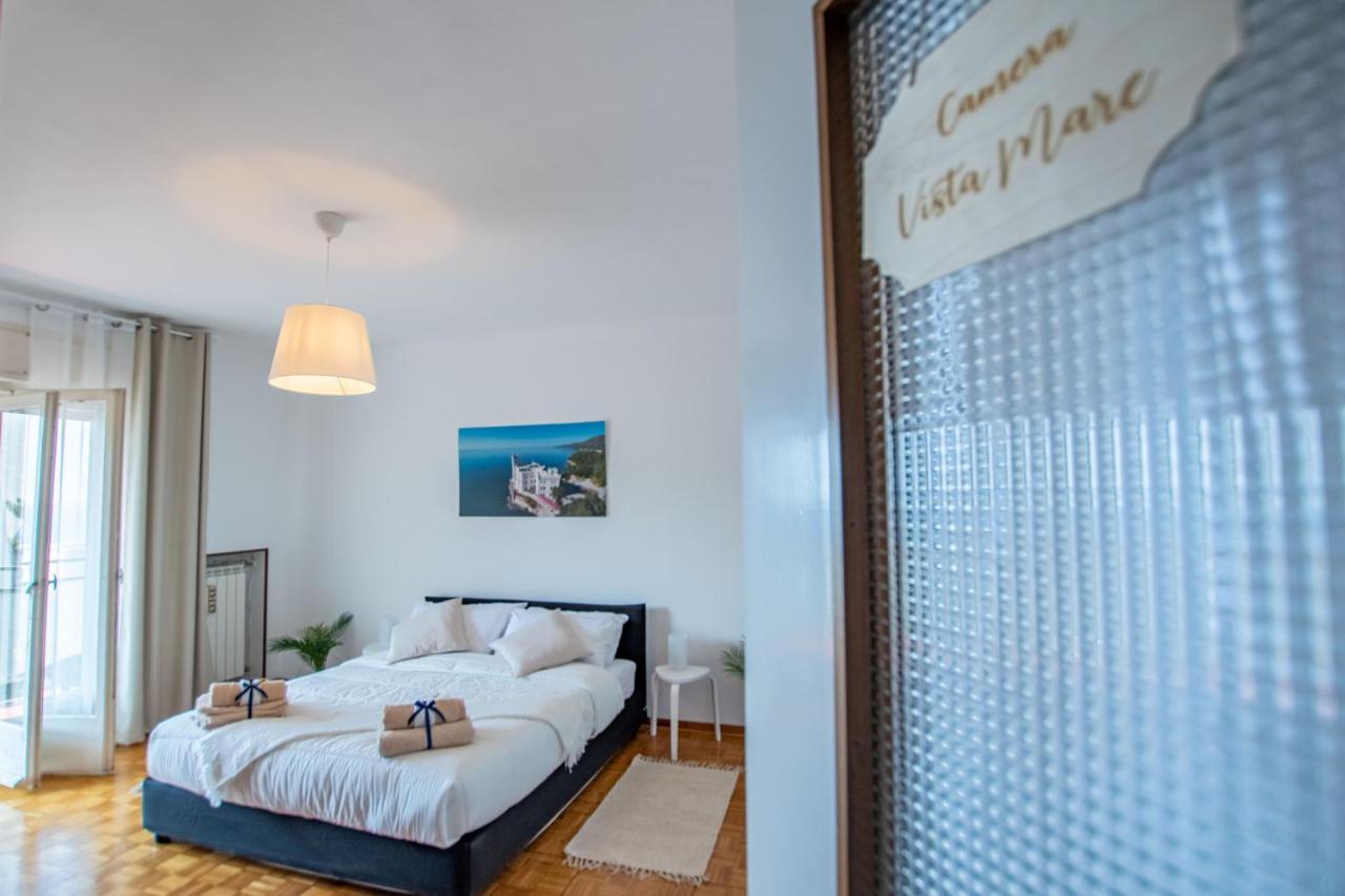 Apartament Free Parking -6 Posti Letto E Terrazzo Vista Mare Triest Zewnętrze zdjęcie