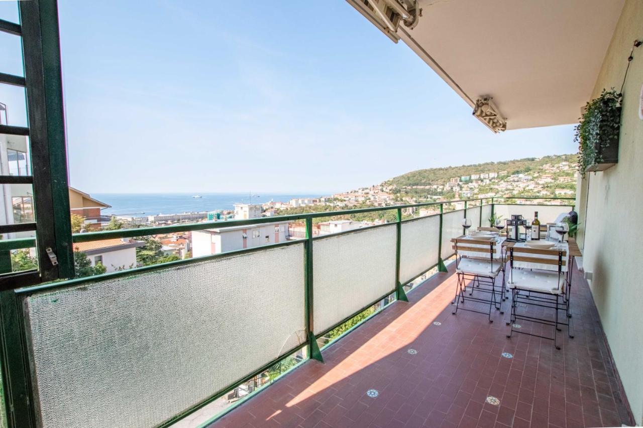 Apartament Free Parking -6 Posti Letto E Terrazzo Vista Mare Triest Zewnętrze zdjęcie